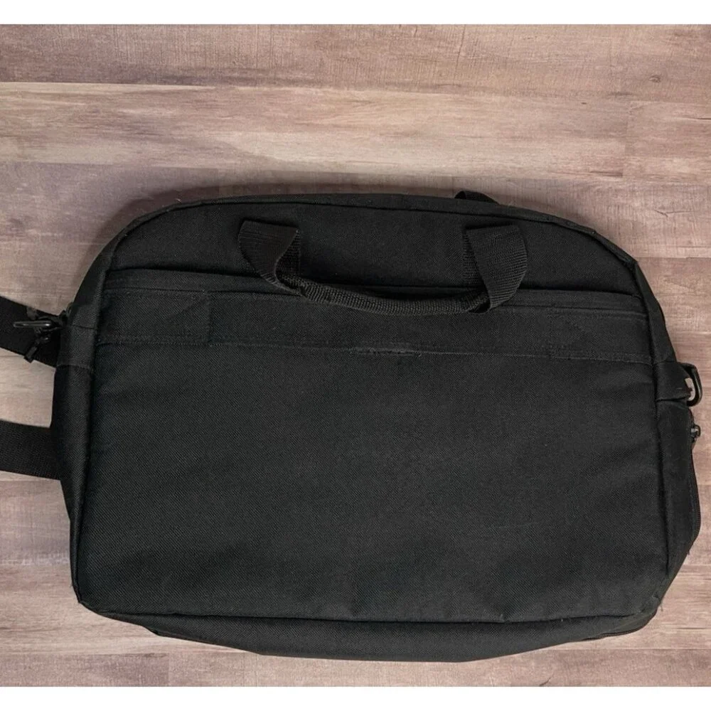 Vintage BLM Bureau of Land Management Bag Black Briefcase Laptop Carry-On